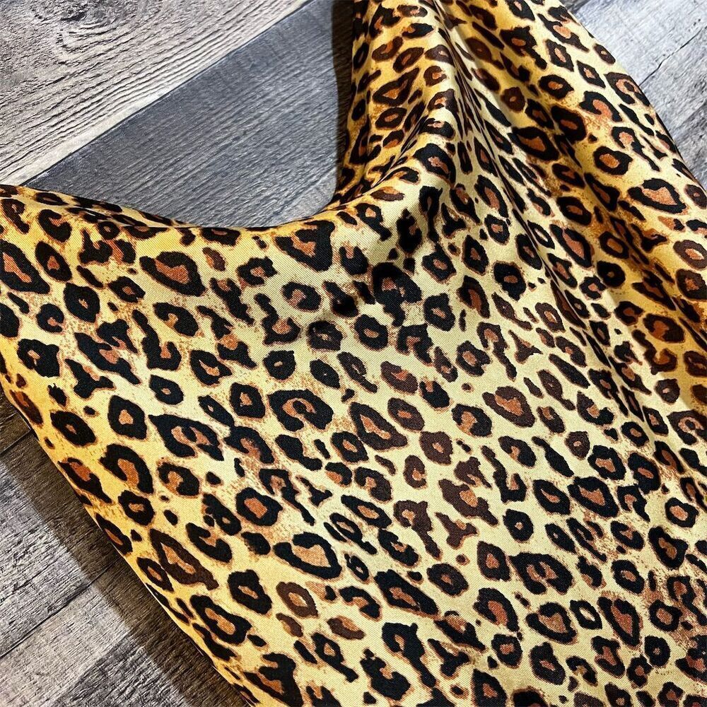 NWT Zara Leopard Print Cami Top Women’s Size M Y2K Gold Chain Adjustable Straps - Picture 7 of 8